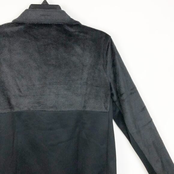 Adidas Women's Fleece Half-Zip Tennis Warmup Sweatshirt Small Black Pullover NWT - Picture 5 of 8